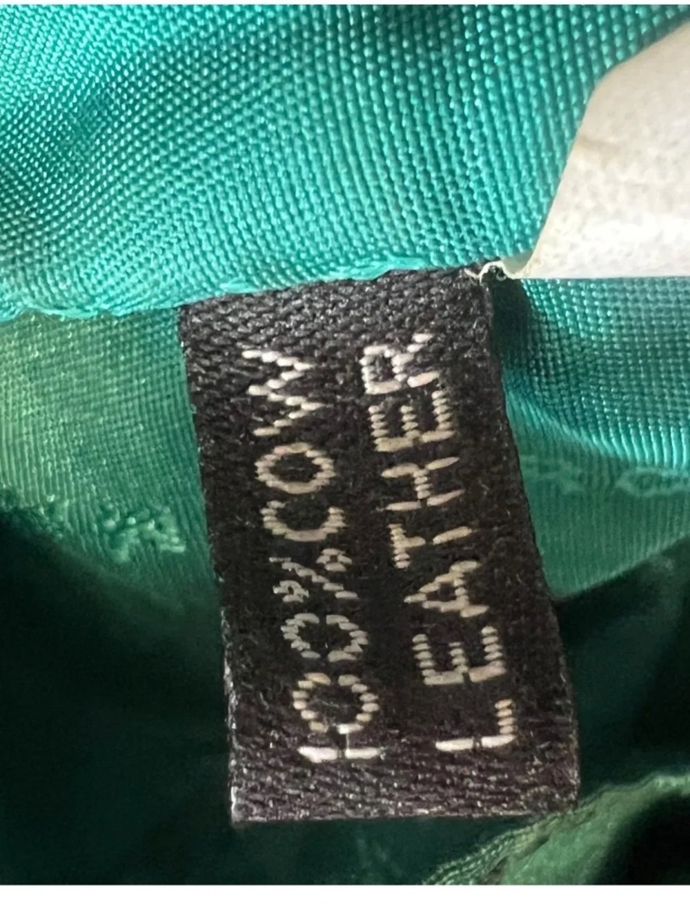 Marc by Marc Jacobs Teal Leather Crossbody Bag Y2K Vintage - Picture 11 of 12